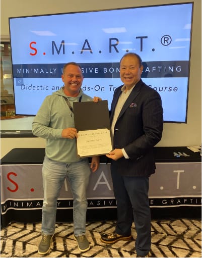 Dr. Feeney getting smart certification